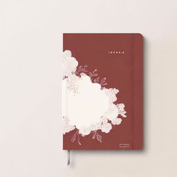 A minimalist journal cover featuring clean lines and elegant typography