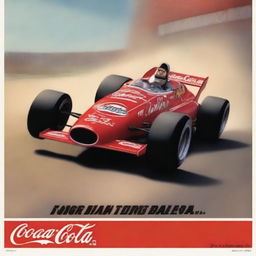 Create a movie poster for 'Bottle Rockets! A dramatic retelling of the 2005 Coca Cola 600'