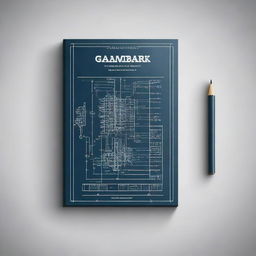 Create a book cover for a technical drawing book titled 'Gambar Teknik Listrik'