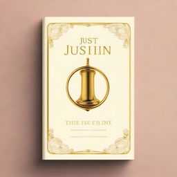 A book cover design featuring the title 'Just Ring Justin' prominently displayed