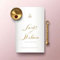 A book cover design featuring the title 'Just Ring Justin' prominently displayed