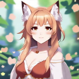 Create an anime-style waifu with lynx ears, inspired by the Iberian Lynx