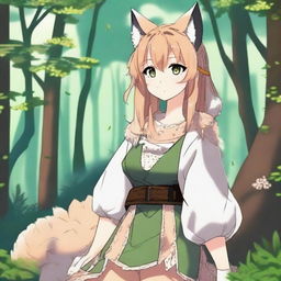 Create an anime-style waifu inspired by the Iberian Lynx