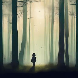 A captivating and emotional book cover for a novel about a lost child