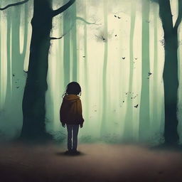 A captivating and emotional book cover for a novel about a lost child