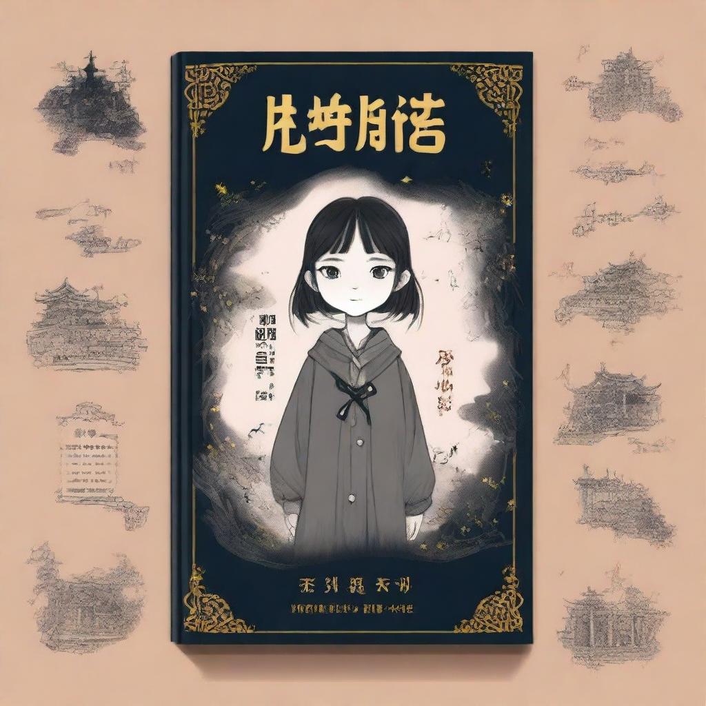 Design a book cover for the book entitled "黑巫师行为观察报告"