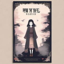 Design a book cover for the book entitled '黑巫师行为观察报告'