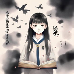 Design a book cover for the book entitled '黑巫师行为观察报告'