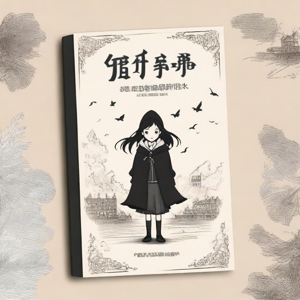 Design a book cover for the book entitled '黑巫师行为观察报告'