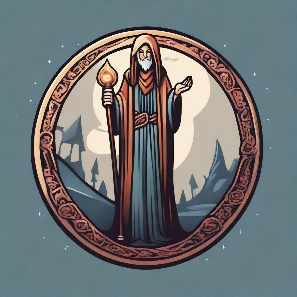 An icon representing the sorcerer class in Dungeons & Dragons