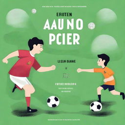 Diseña una portada de libro con el título 'Cómo perder finales' en español y el autor 'Diego Aguirre'