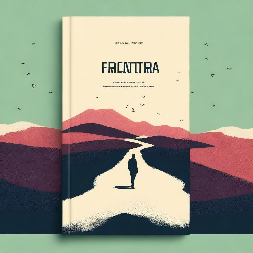 Design a book cover for the title 'Fronteira'