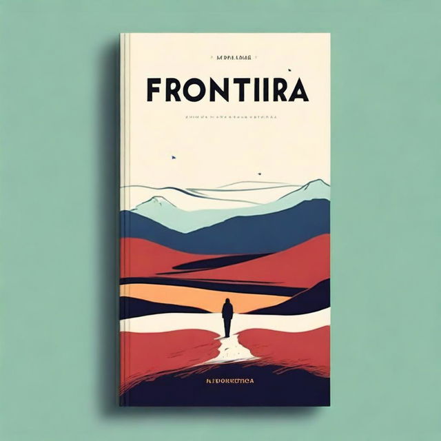 Design a book cover for the title 'Fronteira'