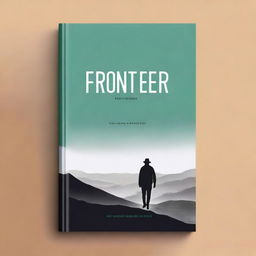 Design a book cover for the title 'Fronteira'