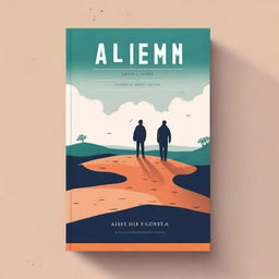 Design a book cover for the title 'Além da Fronteira'