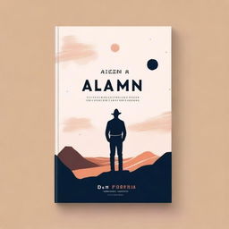 Design a book cover for the title 'Além da Fronteira'