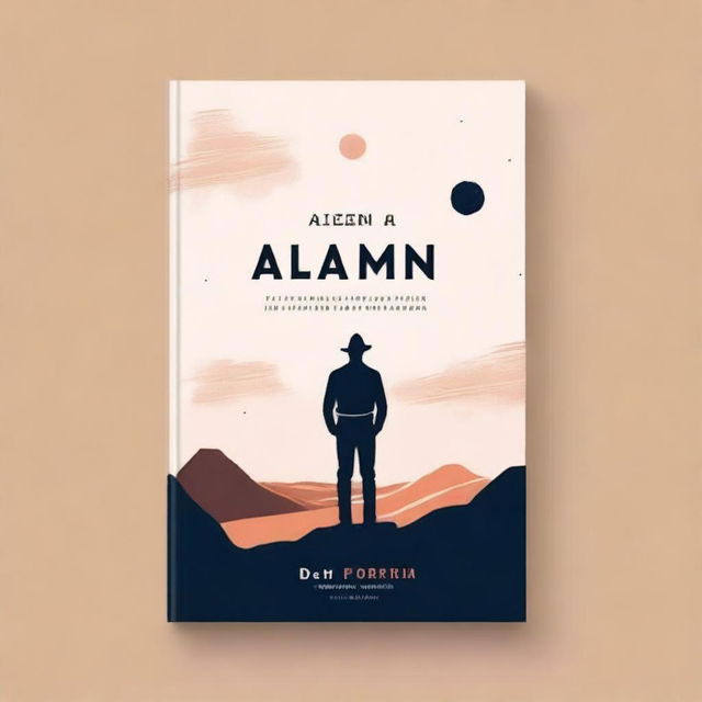 Design a book cover for the title 'Além da Fronteira'