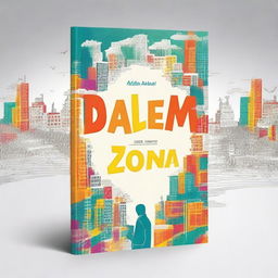 Design a book cover for the title 'Além da Zona'