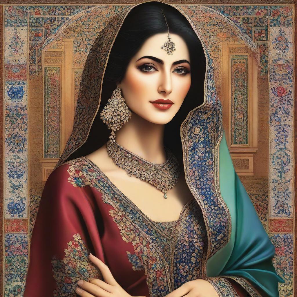 A tasteful and artistic portrayal of an Iranian woman