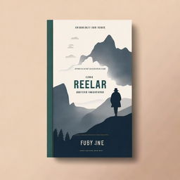 Create a captivating novel book cover featuring an intriguing landscape or an enigmatic character