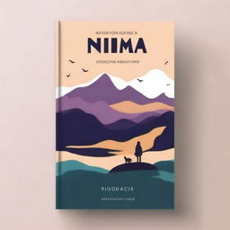 Create a captivating novel book cover featuring an intriguing landscape or an enigmatic character