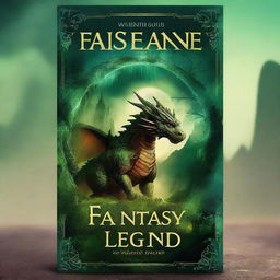 Create a novel book cover with the title 'Fantasy Legend'