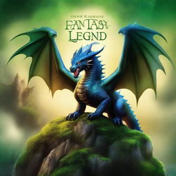 Create a novel book cover with the title 'Fantasy Legend'