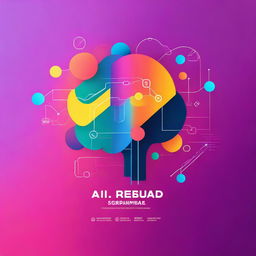 A warm and modern ebook cover displaying the meaning of 'Integrating AI Solutions to Design Thinking