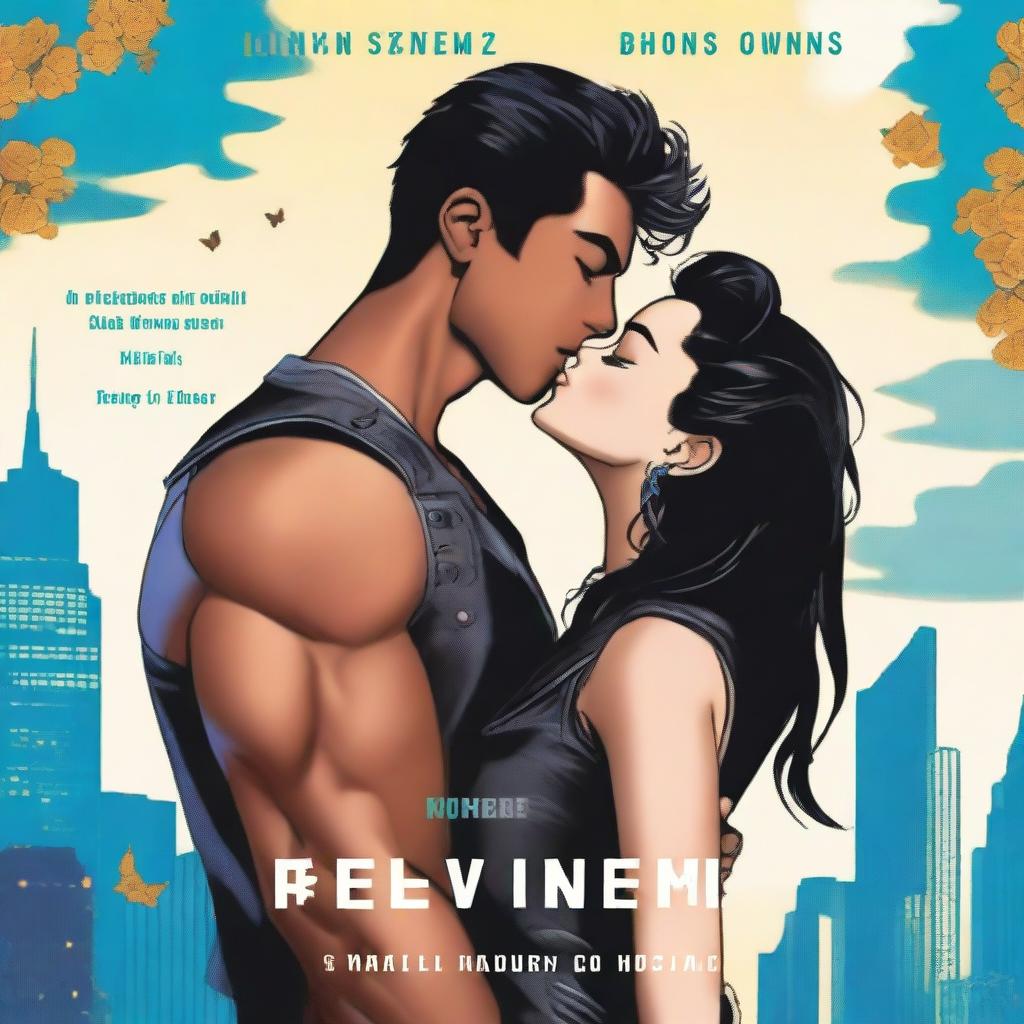 A book cover featuring a romantic scene between the protagonist and the heroine