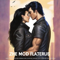 A book cover featuring a romantic scene between the protagonist and the heroine