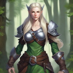 A stunning female Firbolg character in a Dungeons & Dragons 5e fantasy setting