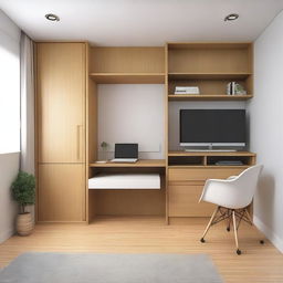 A 3x3 meter room design