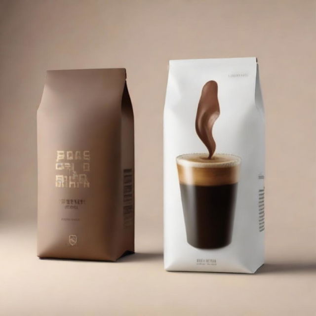 Create the most unusual packaging for coffee that is like nothing else in the world