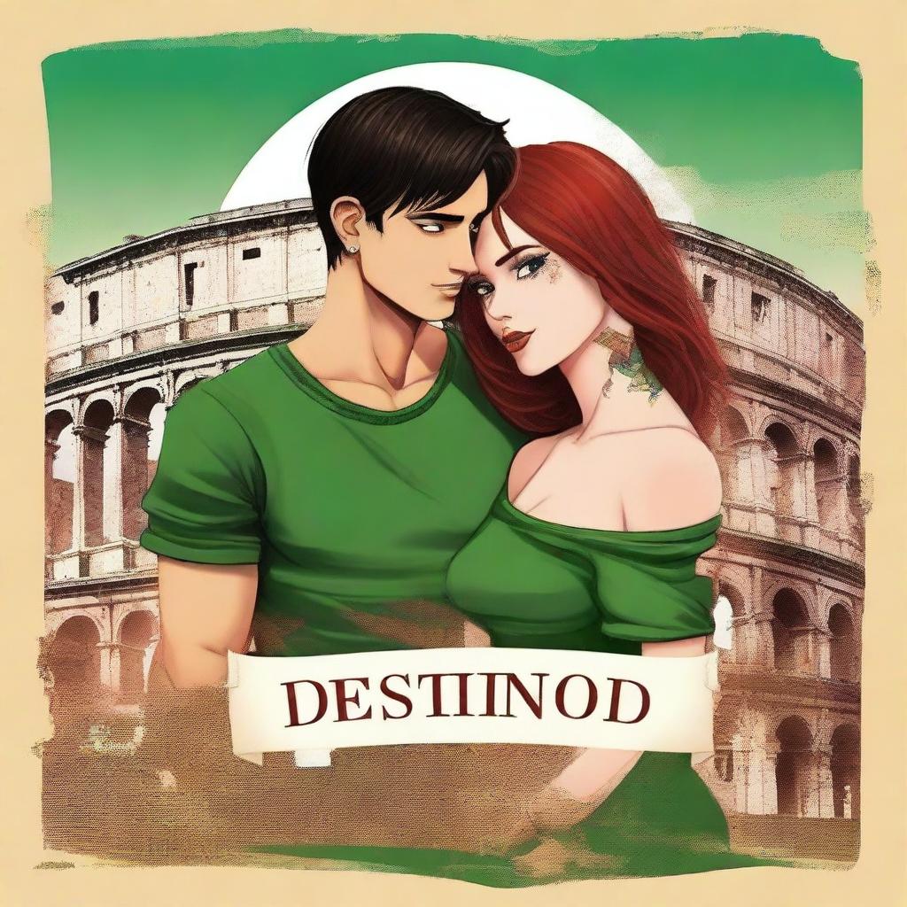 Create a book cover for a novel titled 'Destino Compartido'