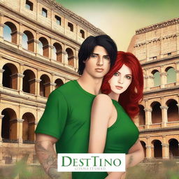 Create a book cover for a novel titled 'Destino Compartido'