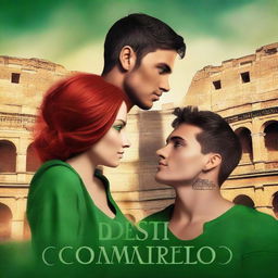 Create a book cover for a novel titled 'Destino Compartido'