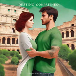 Create a high-quality book cover for a novel titled 'Destino Compartido'