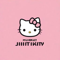 Create a modern and hip AI logo featuring Hello Kitty for a shop called 'Hello Kitty Vintage Shop'