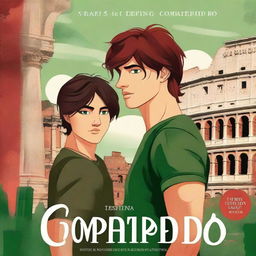 Create a high-quality book cover for a novel titled 'Destino Compartido'