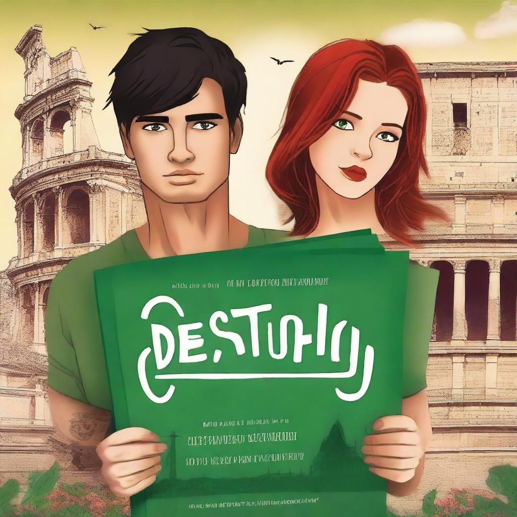 Create a high-quality book cover for a novel titled 'Destino Compartido'