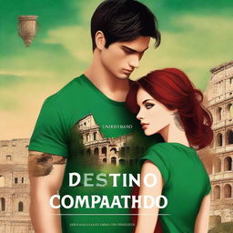 Create a high-quality book cover for a novel titled 'Destino Compartido'