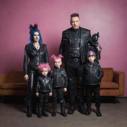 A family in electropunk