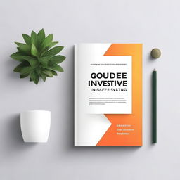 A modern and inspiring book cover for 'Guide for Passive Investing in an Easy Way'