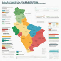 A detailed infographic showing the state-wise medical expenditure in India and its impact on the Human Development Index (HDI)