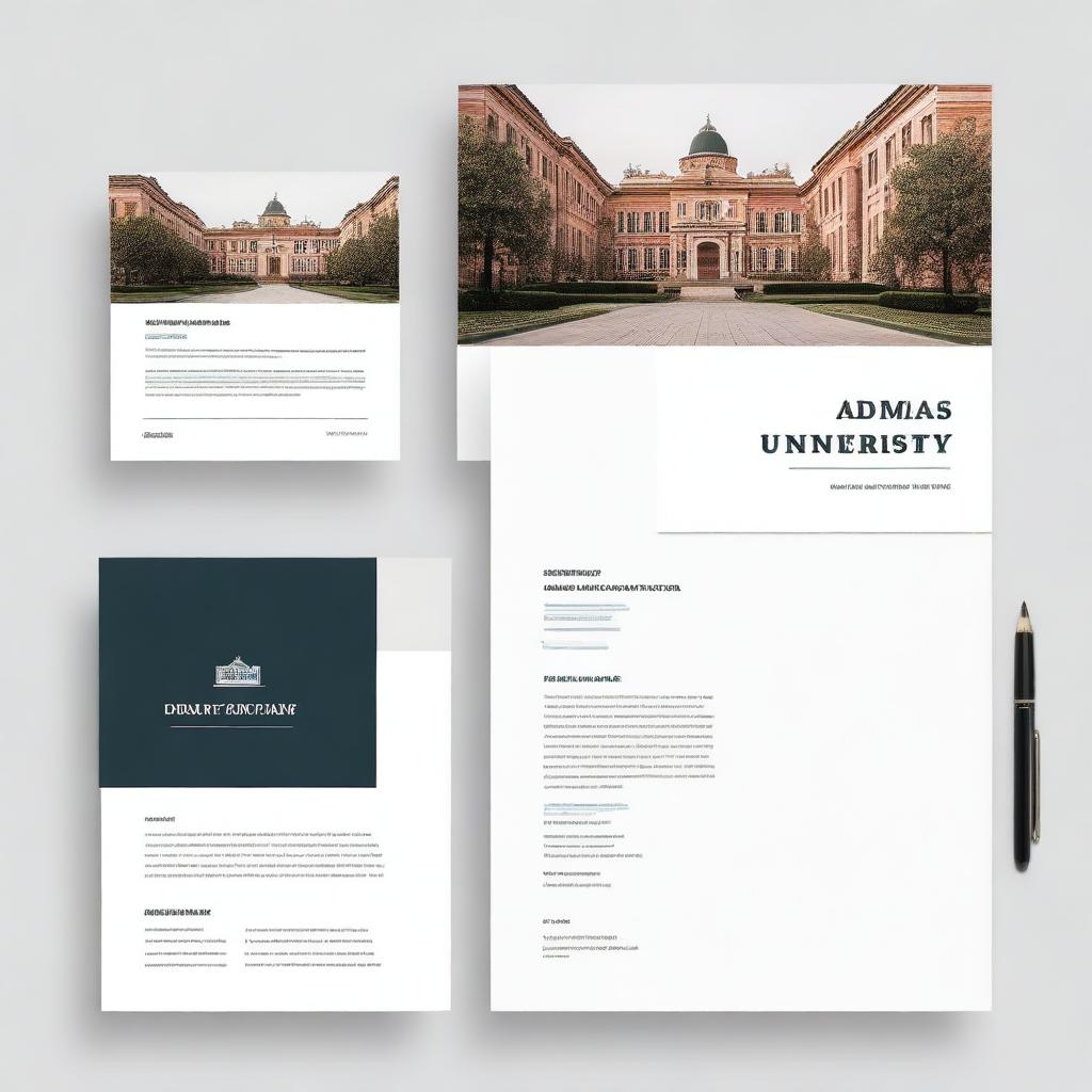 Create a thesis cover page with a clean and professional design