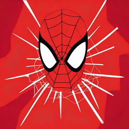 A minimalist movie poster for Spider-Man: Across the Spider-Verse