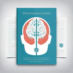 Create a book cover for a PhD thesis titled 'Predicting Post-Operative Cognitive Functioning for Patients with a Primary Brain Tumor'