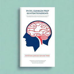 Create a book cover for a PhD thesis titled 'Predicting Post-Operative Cognitive Functioning for Patients with a Primary Brain Tumor'