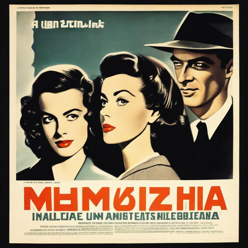 A poster for a Spanish social drama film from the 1950s titled 'Memorias de un difunto'