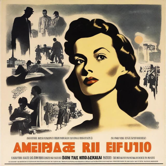 A poster for a Spanish social drama film from the 1950s titled 'Memorias de un difunto'